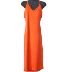 Light Neon Pink - Low Back Mini Dress - Sz L